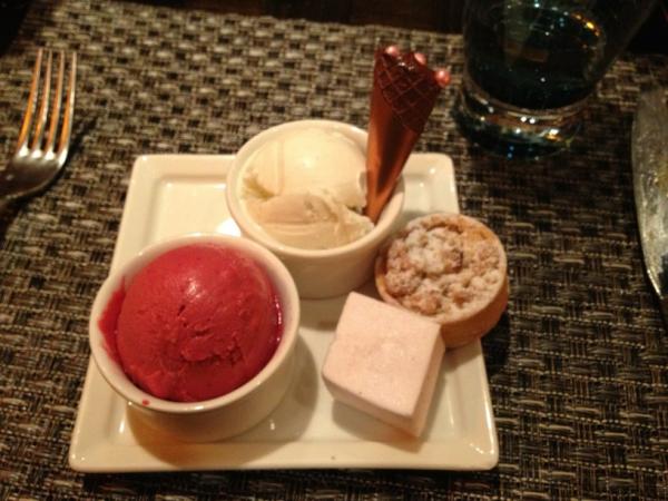 Selection of desserts at the Wicked Spoon