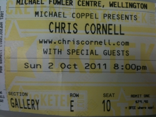 Chris Cornell ticket