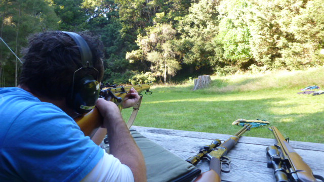 Safe range shooting at Te Para Hut