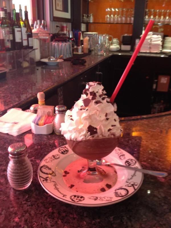 Iced chocolate at Serendipity 3